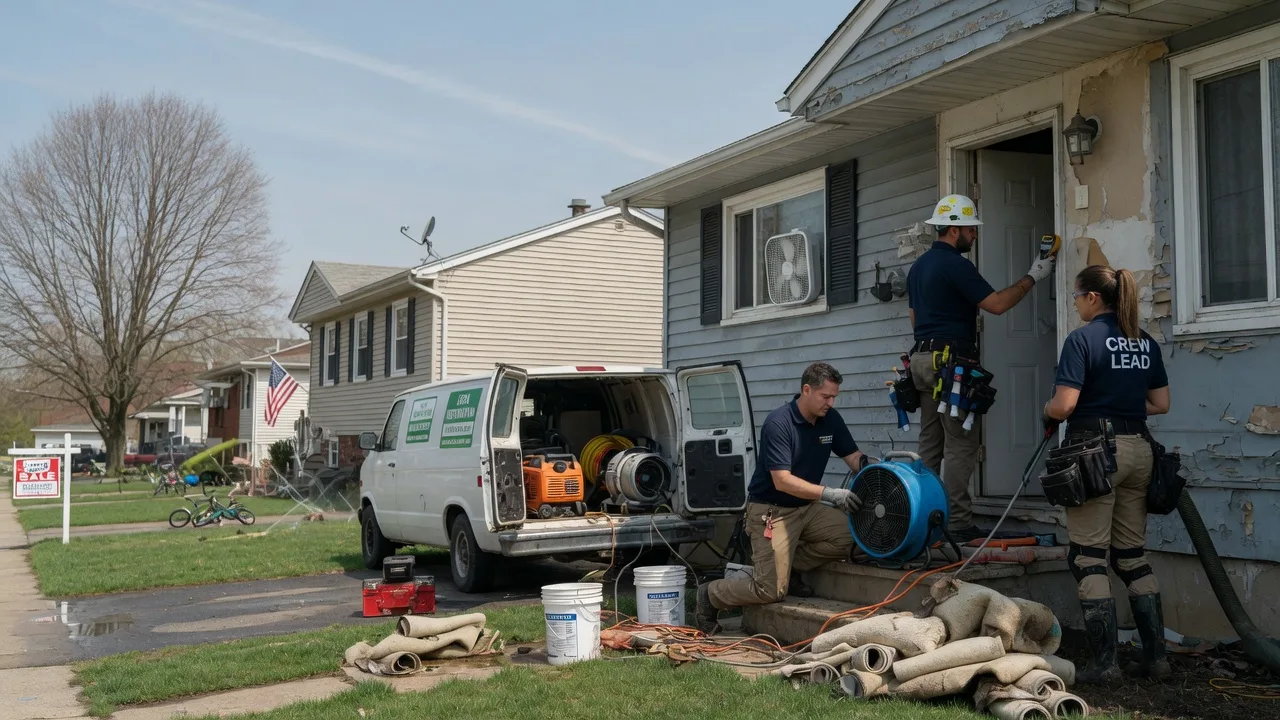 Flood Cleanup in Kaneville, IL near me