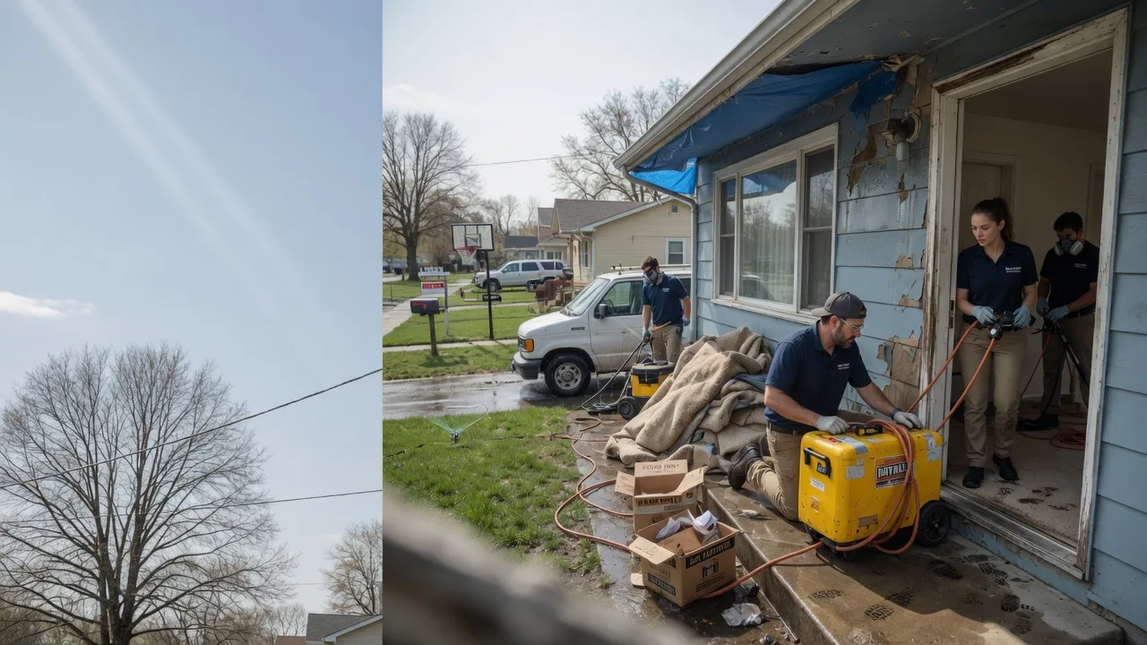 Basement Flood Cleanup in Kaneville, IL near me
